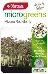 Microgreens Mizuna Red Gems Seeds